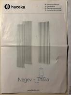 Haceka Negev - Thalia Radiator (184cm bij 34cm 636Watt), Ophalen, 500 tot 800 watt, Hoog rendement (Hr), Radiator