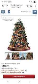 THOMAS KINKADE CHRISTMAS TREE MET VERLICHTING., Diversen, Kerst, Ophalen of Verzenden