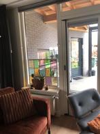 Voorzetramen (3 stuks) - Glas in lood en standaard, Ophalen of Verzenden, Gebruikt