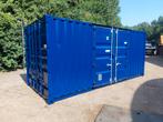 20 ft opslag zeecontainer met extra zijdeuren A-kwaliteit, Ophalen of Verzenden