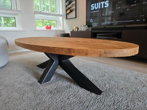 Salontafel mangohout, Huis en Inrichting, Tafels | Salontafels, Zo goed als nieuw, Minder dan 50 cm, 50 tot 100 cm, 100 tot 150 cm