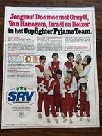 Voetbal reklme SRV 1972 Cruijff Hanegem Israël Keizer, Verzamelen, Ophalen of Verzenden, Gebruikt, Ajax
