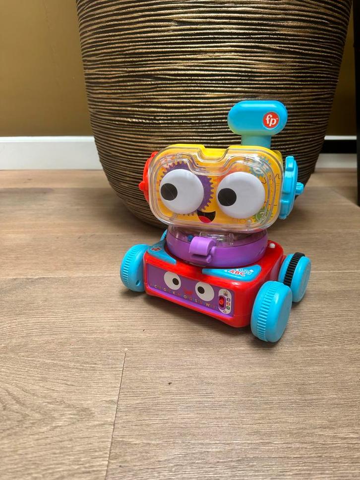Fisher-Price 4-in-1 Leerrobot, Kinderen en Baby's, Speelgoed | Babyspeelgoed, Zo goed als nieuw, Overige typen, Met licht, Ophalen