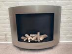 RVS bio ethanol haard, Huis en Inrichting, Ophalen, Gebruikt, Hangende haard, Overige soorten