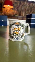 Porseleinen mok – Plateelbakkerij Schoonhoven “Vogel helpt.”, Ophalen of Verzenden