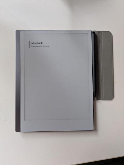 reMarkable 2 Paper Tablet met Marker Plus en Cover, Computers en Software, Tekentablets, Zo goed als nieuw, Draadloos, Multi-touch
