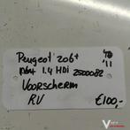 Peugeot 206+  2011  1.4 hdi  2500082    Voorscherm Rechtsvoo