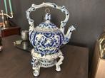 BOCH Handwerk Theepot Delfts Blauw Antiek Porselein, Ophalen