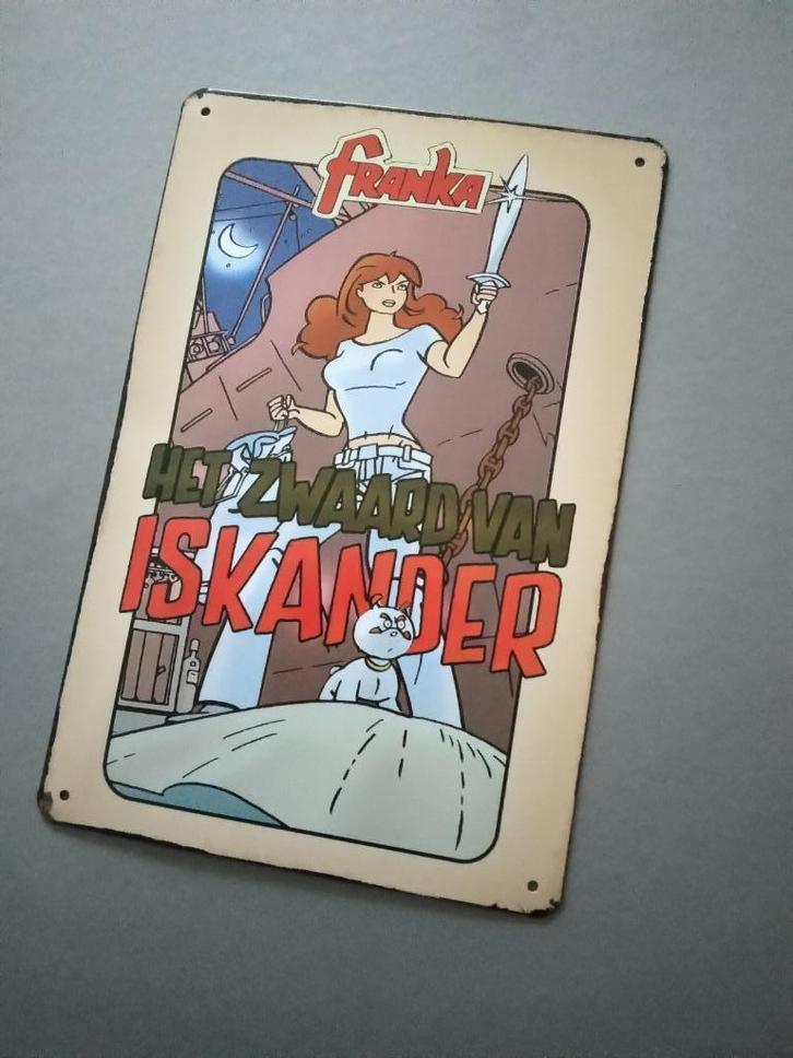 Franka: Emaillenbord Het zwaard van Iskander (Henk Kuijpers), Verzamelen, Merken en Reclamevoorwerpen, Nieuw, Overige typen, Ophalen of Verzenden