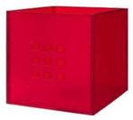 Ikea Lekman Rood voor oa in kallax kast, Ophalen, Zo goed als nieuw