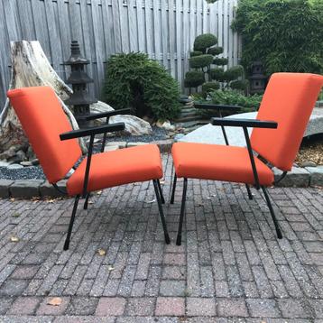 2 Gispen Dutch Originals 1407 fauteuil stoel vintage beschikbaar voor biedingen