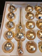 16 DELIG GOUDEN ANTIEKE KERSTBOOM VERSIERING NU ALLES 15€ ZI, Diversen, Kerst, Ophalen of Verzenden