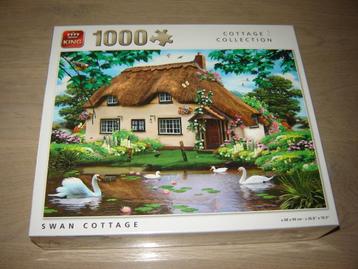 Puzzel SWAN COTTAGE 1000 st. NIEUW ! beschikbaar voor biedingen