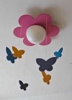 Plafondlamp met Bloem en Vlinders, Huis en Inrichting, Lampen | Plafondlampen, Ophalen of Verzenden, Zo goed als nieuw, Kinderkamer