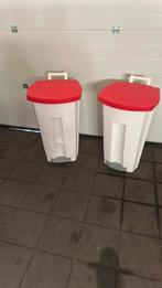 2 maal rossignol prullenbak op wielen, Ophalen, Kunststof, ...., 40 liter of meer