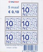 Bijplakzegels - € 0,10 – logo TPG POST – MNH - NVPH V2135b, Na 1940, Ophalen of Verzenden, Postfris