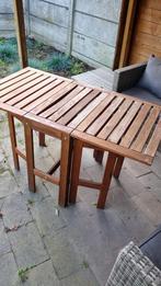 outdoor  foldable table, Tuin en Terras, Ophalen, Gebruikt, Rechthoekig, Hout