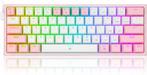 Toetsenbord REDRAGON Fizz K617 roze, Computers en Software, Toetsenborden, Verzenden, REDRAGON, Gaming toetsenbord, Zo goed als nieuw