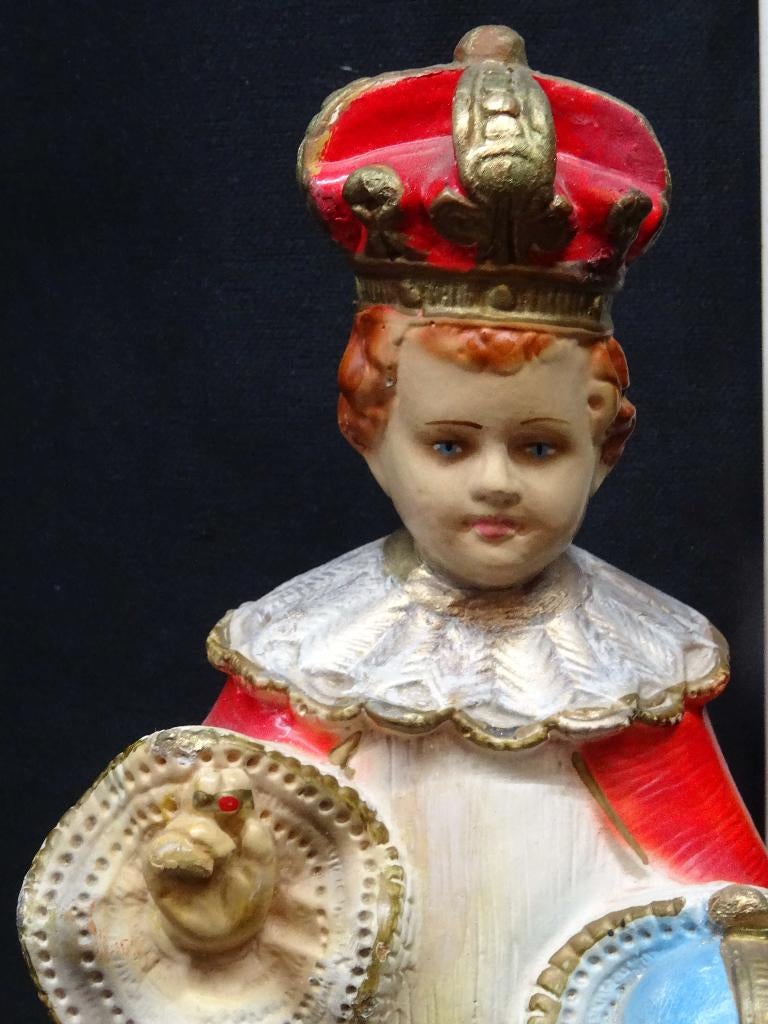 100312=Heilig Kindje van Praag.232, Antiek en Kunst, Antiek | Religie, Ophalen of Verzenden