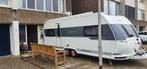 Hobby 620 cl Prestige, Caravans en Kamperen, Disselslot, Rondzit, Hobby, 7 tot 8 meter