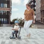 Scoot and Ride – Highwaykick 1 Push & Go kleur steel met gra, Ophalen of Verzenden, Nieuw, Loopfiets