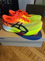 Hardloopschoenen - Asics Metaspeed Sky Paris mt47, Kleding | Heren, Sportkleding, Geel, Overige maten, Ophalen of Verzenden, Zo goed als nieuw