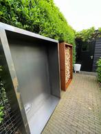 Cortenstaal houtopslag de maat die u wilt, Minder dan 250 cm, Schuur, Nieuw, Ophalen of Verzenden