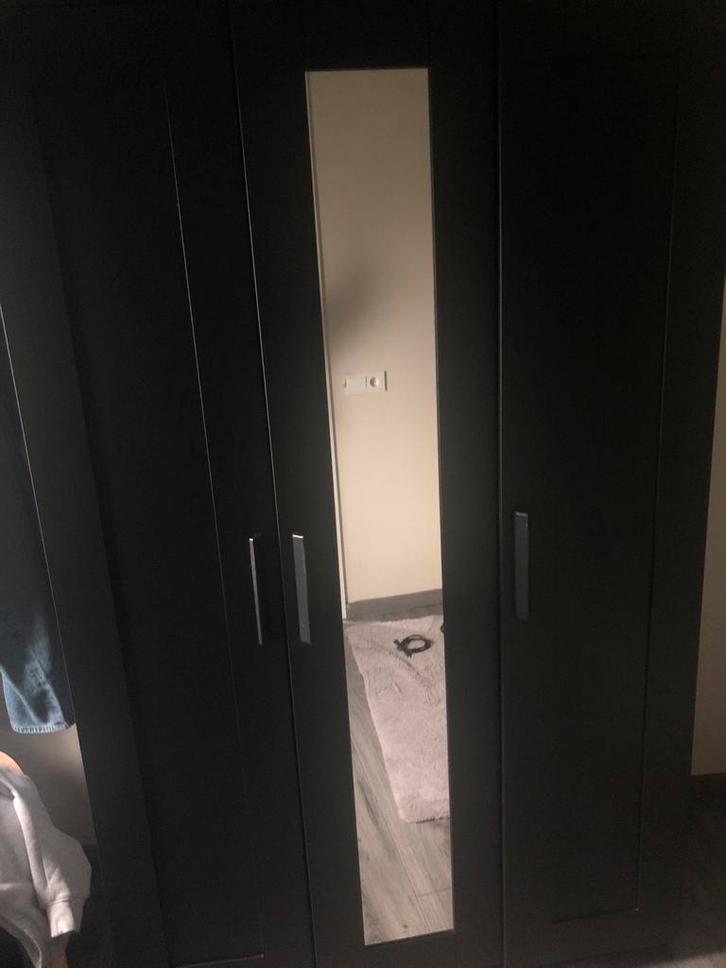 Ikea Pax kledingkast met spiegeldeur, Huis en Inrichting, Kasten | Kledingkasten, Gebruikt, 200 cm of meer, 150 tot 200 cm, 50 tot 75 cm