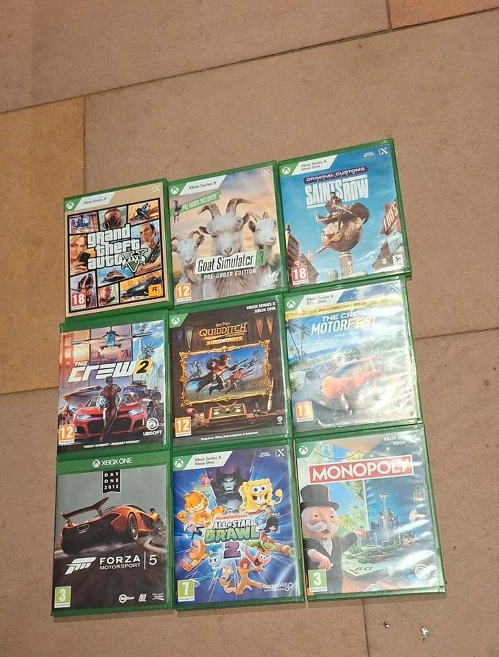 Xbox Spellen Collectie, Spelcomputers en Games, Games | Overige, Gebruikt, Overige genres, 1 speler, Vanaf 3 jaar, Online, Ophalen of Verzenden