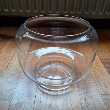 Vissenkom of decoratief glas voor een "tafereel"  beschikbaar voor biedingen