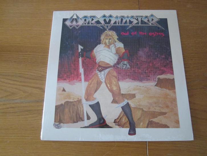 Diverse Metal LP's o.a. War Minister, Fist, Der W, Styx, Cd's en Dvd's, Vinyl | Hardrock en Metal, Zo goed als nieuw, Ophalen
