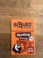 Squla Spelling Woordjes Spel Groep 3-4, Hobby en Vrije tijd, Gezelschapsspellen | Bordspellen, Een of twee spelers, Ophalen, Zo goed als nieuw