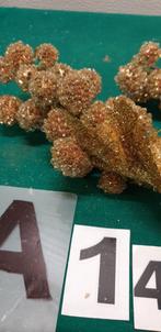 kunsttakken, goud glitter, Diversen, Kerst, Ophalen of Verzenden