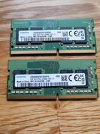 16GB DDR4 3200MT/s (2x8GB soDimm laptop geheugen), Computers en Software, RAM geheugen, DDR4, 8 GB, Ophalen of Verzenden, Zo goed als nieuw