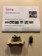 Vintage LEGO 6623 Politieauto uit 1983, Ophalen of Verzenden, Gebruikt, Complete set, Lego