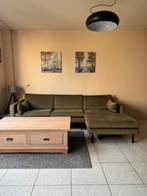 Hoekbank lounge groen van Wehkamp, Huis en Inrichting, Banken | Bankstellen, Ophalen, 250 tot 300 cm, Hoekbank, 75 tot 100 cm