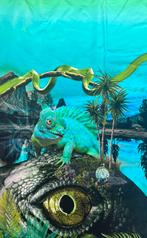 Reptiel 3 luik tricot paneel, Hobby en Vrije tijd, Stoffen en Lappen, 120 cm of meer, Nieuw, Ophalen of Verzenden, Katoen