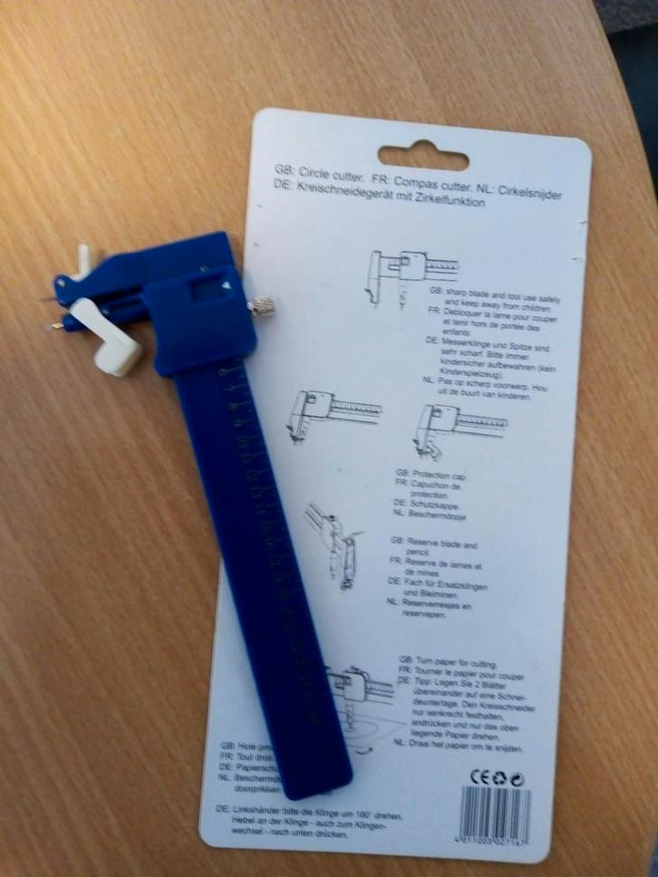 Cirkel snijder voor papier, Hobby en Vrije tijd, Knutselen, Zo goed als nieuw, Ophalen of Verzenden