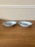 2 ovalen kleine schaaltjes, Ostindia, Rörstrand, aardewerk, Antiek en Kunst, Antiek | Servies los, Ophalen of Verzenden