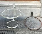 2 x Metalen ring voor vaas aan muur, Ophalen, Zo goed als nieuw
