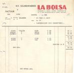 Kampen-oude factuur- La BOLSA - Sigarenfabriek- -1954, Verzamelen, Overige Verzamelen, Gebruikt, Verzenden