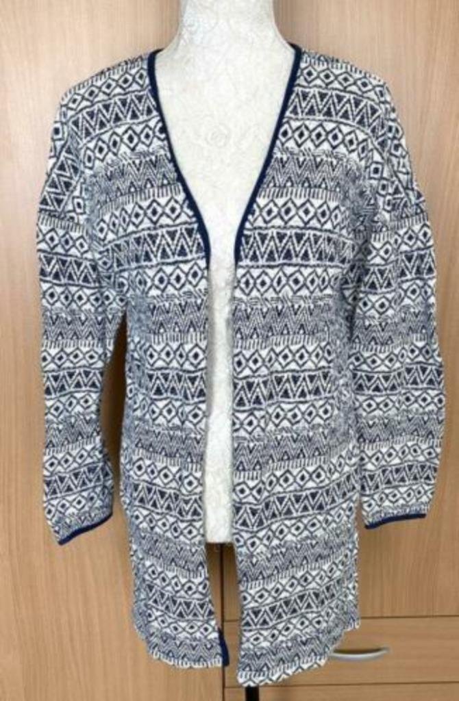 Vest maat L van Miss Etam, Kleding | Dames, Truien en Vesten, Zo goed als nieuw, Maat 42/44 (L), Blauw, Ophalen of Verzenden