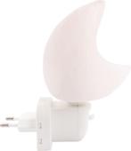 Zoutsteen nachtlampje maan wit, Ophalen of Verzenden, Mineraal