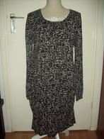 Trendy casual grafische zwart wit jurk van Expresso maat XL, Zwart, Maat 46/48 (XL) of groter, Zo goed als nieuw, Knielengte