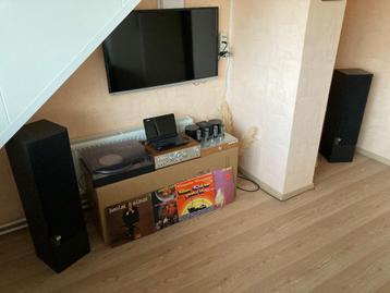 Audio installatie met buizenversterker + JBL speakers