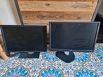 2 Monitoren: Dell & Philips V7, Ophalen, Full HD, 60 Hz of minder, IPS