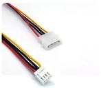 Voedingskabel voor Floppy Drive 15cm., Nieuw, Ophalen of Verzenden, SVZ Automatisering