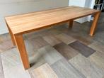 Massief eiken eettafel, Huis en Inrichting, Tafels | Eettafels, Gebruikt, 100 tot 150 cm, Eikenhout, 200 cm of meer