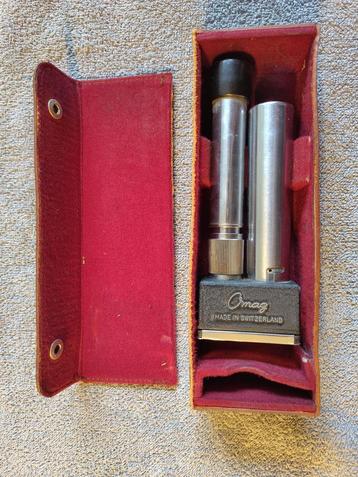 Vintage 'Omag' uitschuifbare Mikro 50 microscoop beschikbaar voor biedingen