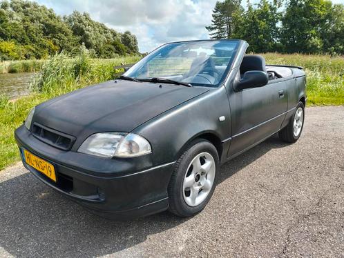 Suzuki Swift 1.3 Cabrio U9 1994 Zwart Nieuwe APK, Auto's, Suzuki, Particulier, Swift, Benzine, Cabriolet, Handgeschakeld, Origineel Nederlands
